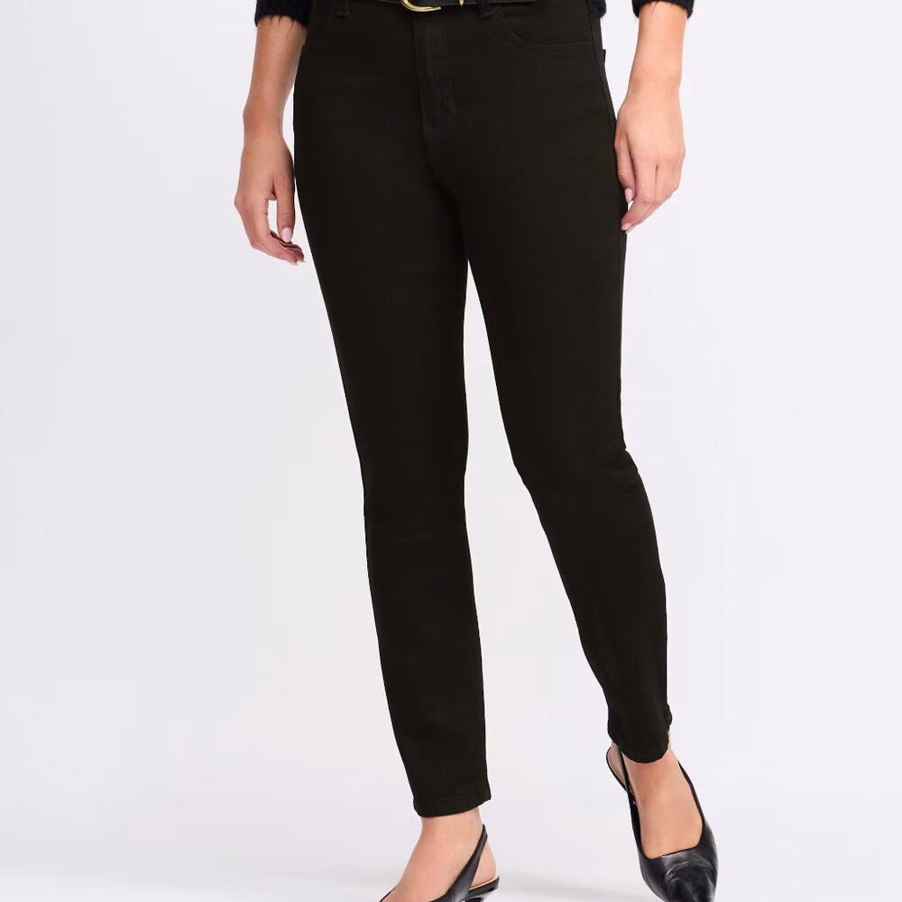 Indigo Six, Slim Straight Jean, Black Skinny Jeans, NWT